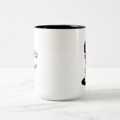 キニアートドードルマグ ツートーンマグカップ (中央)