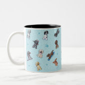 キニアートドードレモジゴルデンドードル ツートーンマグカップ (左)