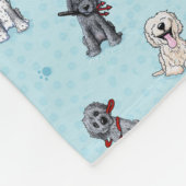 キニアートドードレモジゴルデンドードル フリースブランケット (角)