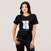 キニアートハギングウェスティーズ トライブレンドＴシャツ (正面全面)