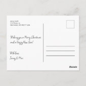 キニアートハバナカスタムスのクリスマスポストカード ポストカード (裏面)