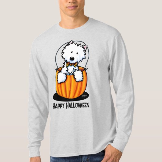 キニアートハロウィンウェスティテリアTシャツ Tシャツ (正面)