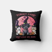 キニアートハロウィントリオ クッション (正面)