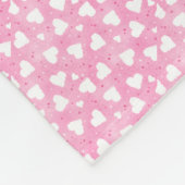 キニアートバレンタインフリースブランケット フリースブランケット (角)