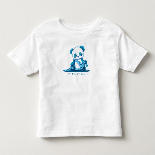 キニアートパンダクブ トドラーTシャツ (正面)
