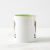 キニアートビーグルパップ ツートーンマグカップ (中央)