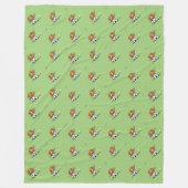 キニアートビーグルフリースブランケット フリースブランケット (正面)