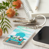 キニアートビーチウェスティーズ キーホルダー (正面右)