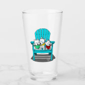 キニアートビーチウェスティーズ タンブラーグラス (正面)