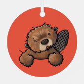 キニアートビーバー メタルオーナメント (裏面)