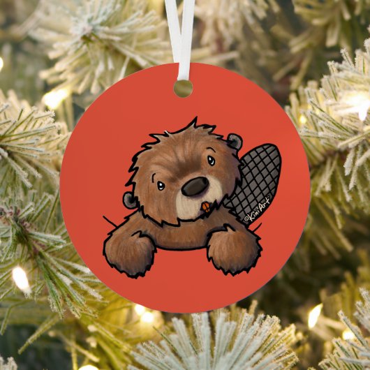 キニアートビーバー メタルオーナメント (インサイチュ)