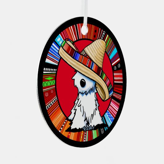 キニアートフィエスタウェスティー メタルオーナメント (正面右)