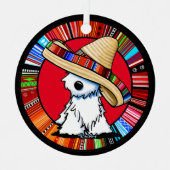 キニアートフィエスタウェスティー メタルオーナメント (正面)