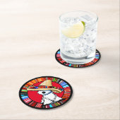 キニアートフィエスタウェスティー ラウンドペーパーコースター (インサイチュ)