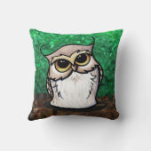 キニアートフクロウ クッション (裏面)