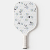 キニアートフランスとデイジー ピックルボールラケット (裏面)