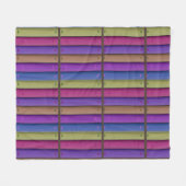 キニアートブックラバー フリースブランケット (正面(横))