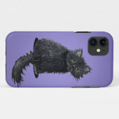 キニアートブラックペルシャ猫 Case-Mate iPhoneケース (裏面(横))