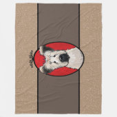 キニアートブリアードアートフリースブランケット フリースブランケット (正面)