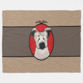 キニアートブリアードアートフリースブランケット フリースブランケット (正面(横))