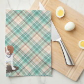 キニアートブリタニーオンマリーナプレイドキッチンタオル キッチンタオル (四つ折り)