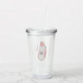 キニアートブリヤード アクリルタンブラー (裏面)