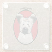 キニアートブリヤード ガラスコースター (裏面)