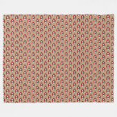 キニアートブリヤード フリースブランケット (正面(横))