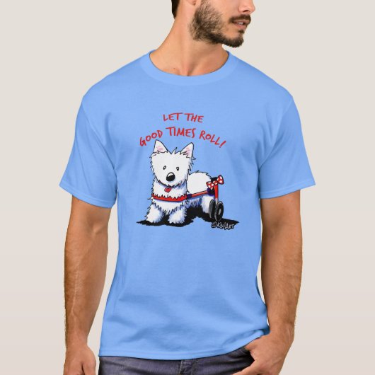 キニアートホイールウェスティー Tシャツ (正面)