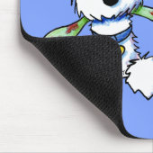 キニアートポケットウェスティーボーイ&ガール マウスパッド (コーナー)