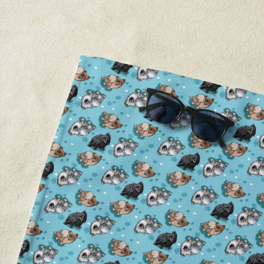 キニアートポムパレード ビーチタオル (インサイチュ)