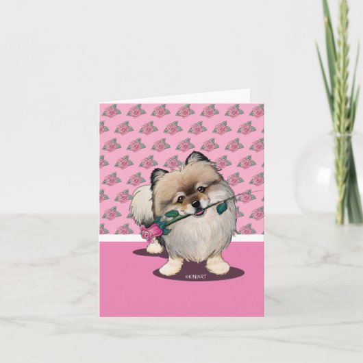 キニアートポメラニア犬ウォルター シーズンカード (正面)