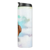 キニアートポメラニア犬 タンブラー (回転右)