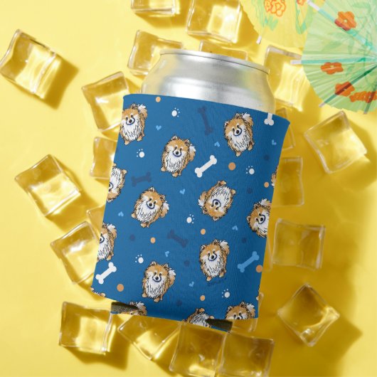 キニアートポメラニア犬 缶クーラー (インサイチュ 夏)