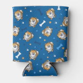 キニアートポメラニア犬 缶クーラー (正面)