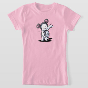 キニアートマウス猫 Tシャツ
