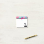 キニアートミニシュナウザー ポストイット (デスク上)