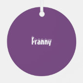 キニアートミニシュナウザー メタルオーナメント (裏面)