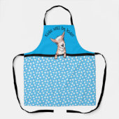 キニアートヤギ全周プリントエプロン エプロン (正面)