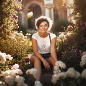 キニアートヨークシャーテリアコケットデザイン Tシャツ