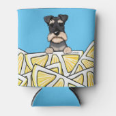 キニアートライフレモンシュナウザークーラーボックス 缶クーラー (正面)