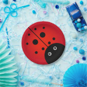 キニアートレディバグ紙プレート ペーパープレート (パーティー)