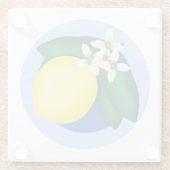 キニアートレモン ガラスコースター (裏面)