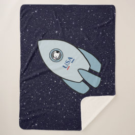 キニアート宇宙ロケットドッグウェスティシェルパブランケット シェルパブランケット