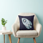 キニアート宇宙ロケットドッグウェスティー クッション (椅子)