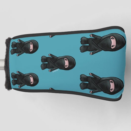 キニアート忍者 ゴルフヘッドカバー (正面)