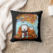 キニアート秋の西 クッション (ブランケット)