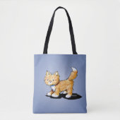キニアート虎猫キティキャット トートバッグ (正面)