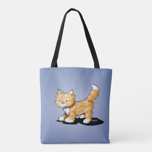 キニアート虎猫キティキャット トートバッグ (裏面)