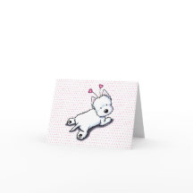 キニアート かわいいウェスティ バレンタイン